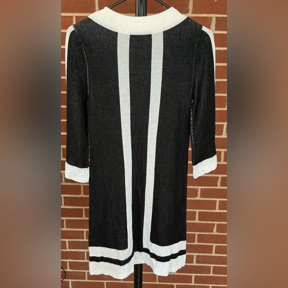 Alice + Olivia Mod Color-block Sweater Dress XS 👗 Retro Chic ⚡ Y2K‎ Revival 🖤 - Picture 10 of 10